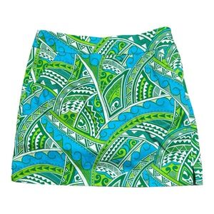 Women's‎ Loudmouth Lined Golf Skirt AOP Abstract Geometric Size 2